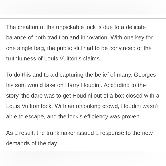 Louis Vuitton authentic padlock 🔒w/chain/clip bracelet exc condition #218 - Picture 4 of 5